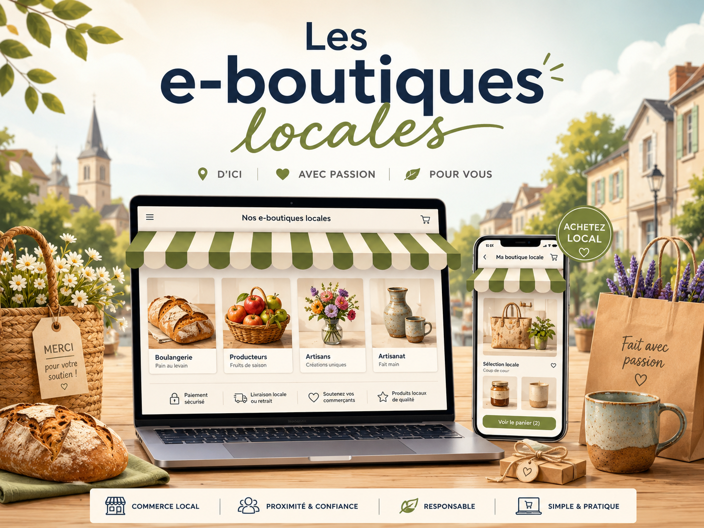 Les e-boutiques locales - Conne-de-Labarde